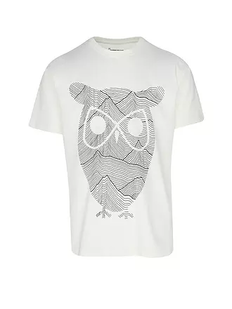 KNOWLEDGE COTTON APPAREL | T-Shirt OWL LINES | 